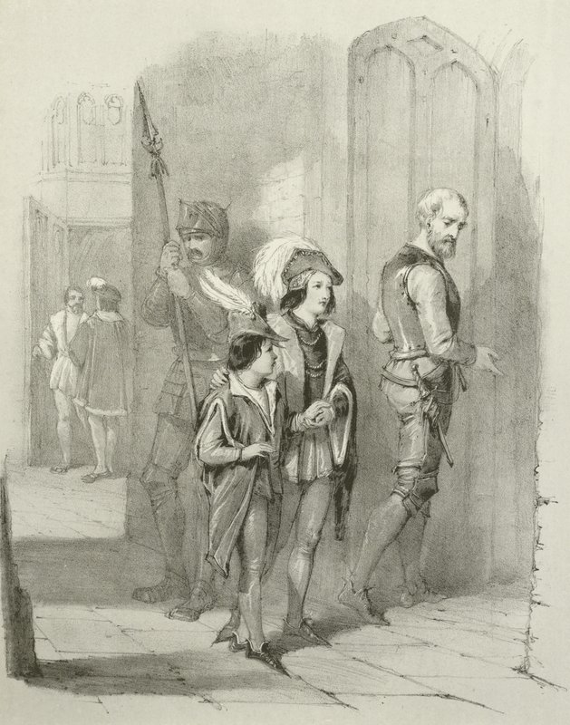 De gedoemde prinsen door Joseph Nash