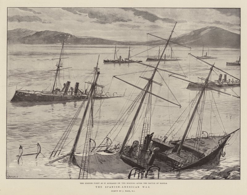 De Spaans-Amerikaanse Oorlog door Joseph Nash
