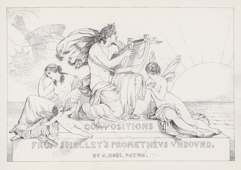 Shelleys Prometheus Ontketend door Joseph Noel after Paton