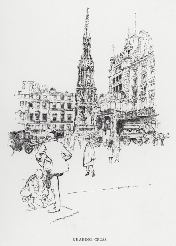 Charing Cross door Joseph (after) Pennell