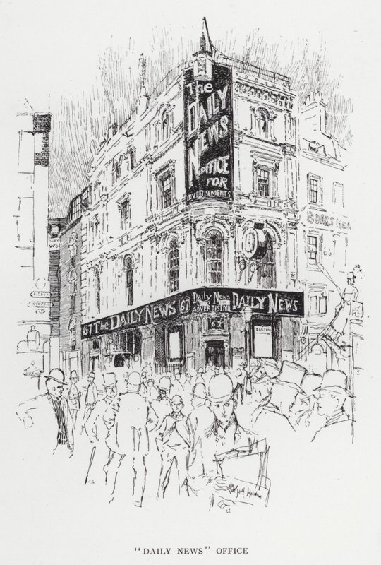 "Daily News" Kantoor door Joseph (after) Pennell