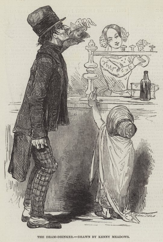 De drankdrinker door Joseph Kenny Meadows