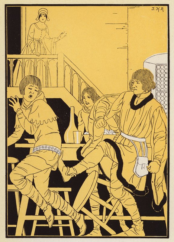 Le Pauvre Clerc door Joseph Kuhn Regnier