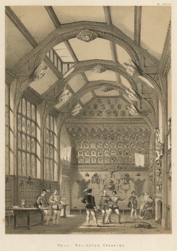 Hal, Adlington, Cheshire door Joseph Nash