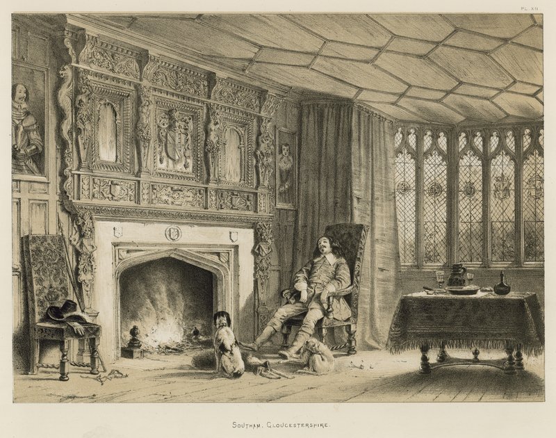Southam, Gloucestershire door Joseph Nash