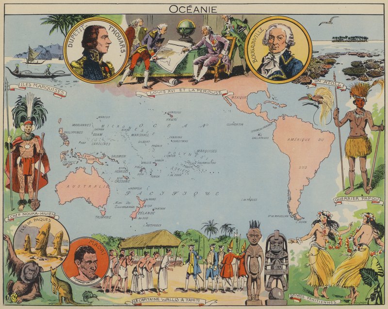 Oceanië door Joseph Porphyre Pinchon