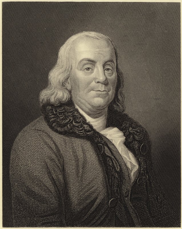 Benjamin Franklin door Joseph Siffred Duplessis