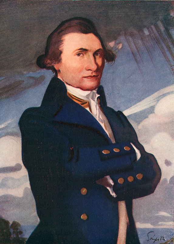 Kapitein James Cook door Joseph Simpson