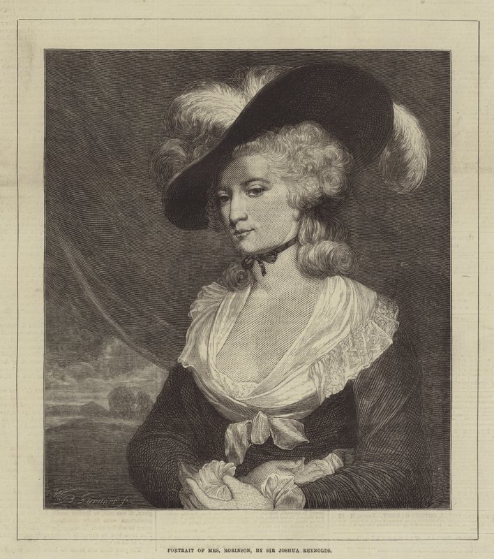Portret van mevrouw Robinson door Joshua Reynolds