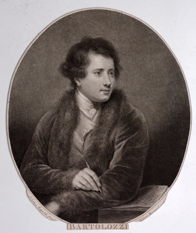 Francesco Bartolozzi, Italiaanse graveur door Joshua (after) Reynolds