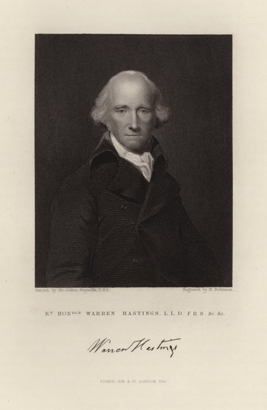 Warren Hastings door Joshua Reynolds