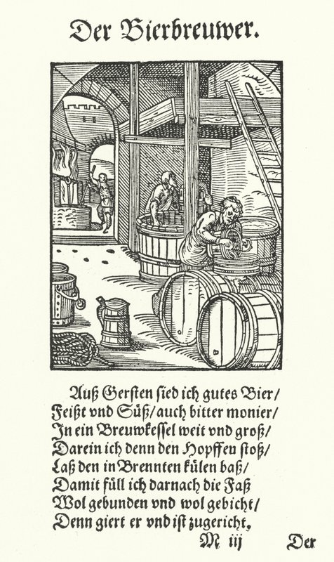 De Brouwer door Jost (after) Amman