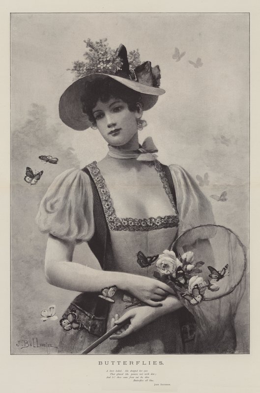 Vlinders door Jules Frederic Ballavoine