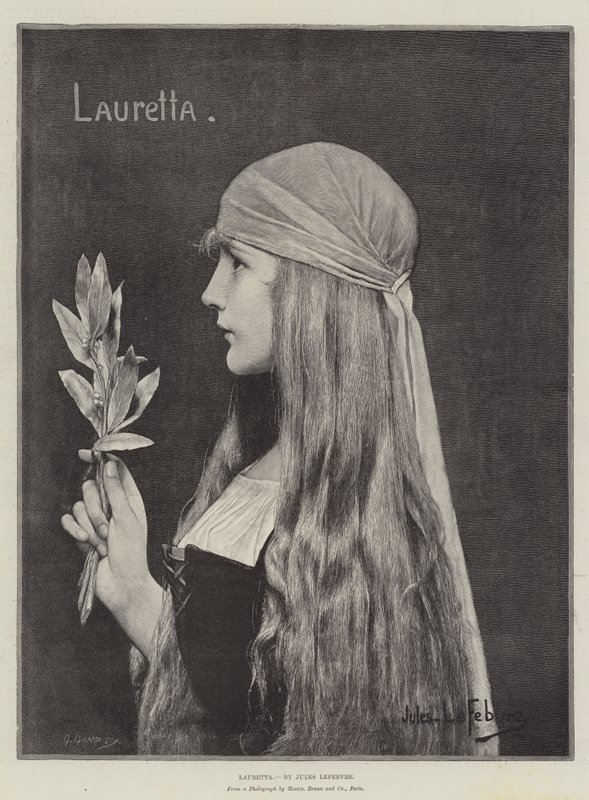 Lauretta door Jules Joseph Lefebvre