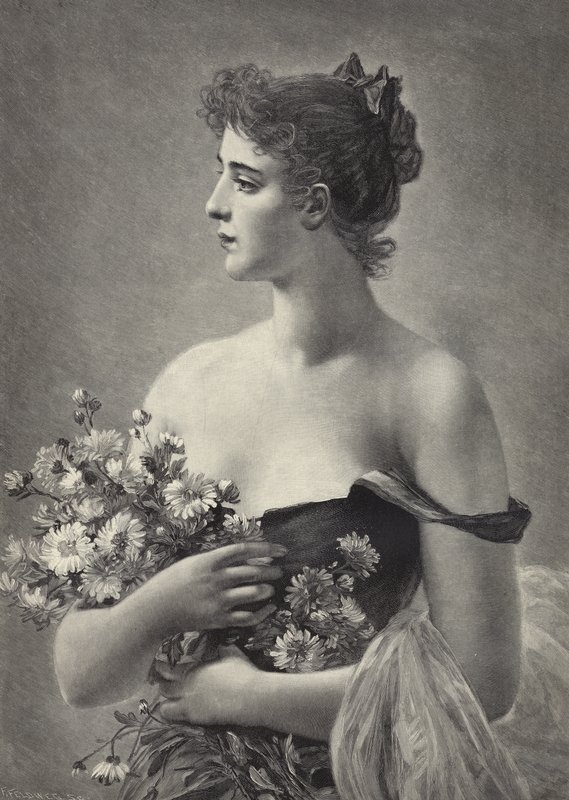 Een zoet boeket door Jules Frederic Ballavoine