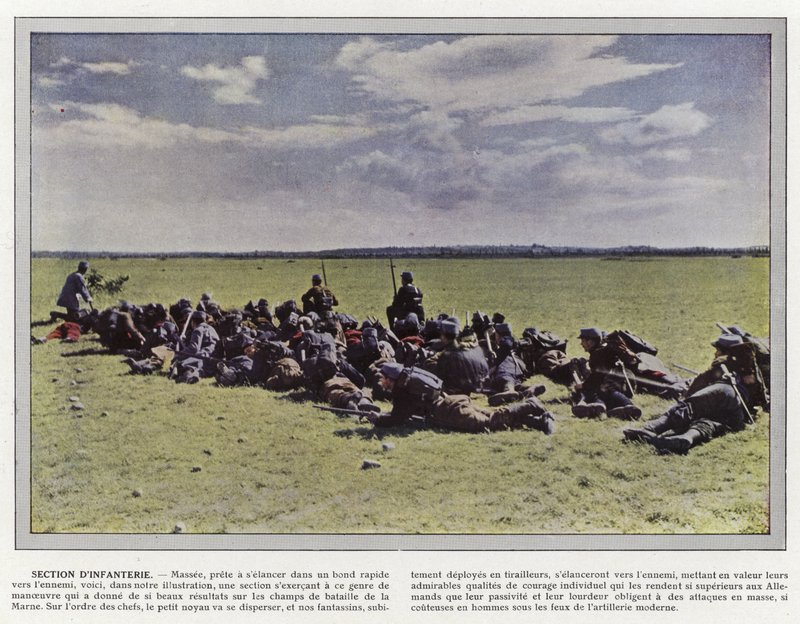 Sectie Infanterie door Jules Gervais Courtellemont