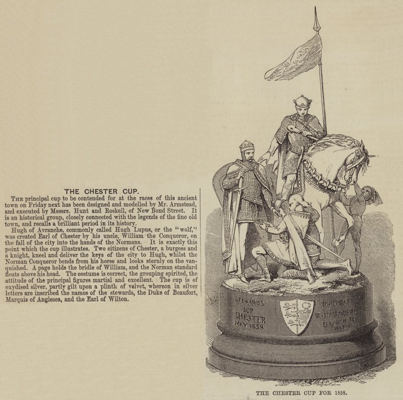 De Chester Cup van 1858 door Julian Portch