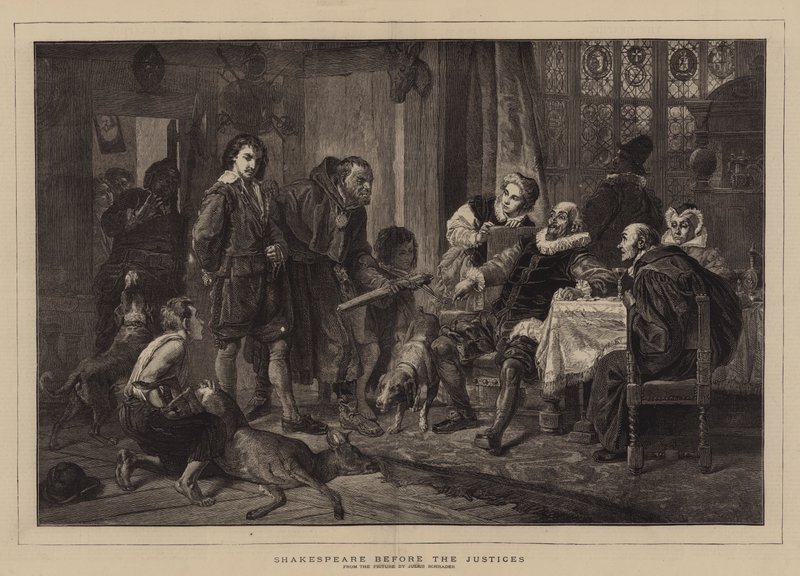 Shakespeare voor de rechters door Julius Friedrich Anton Schrader