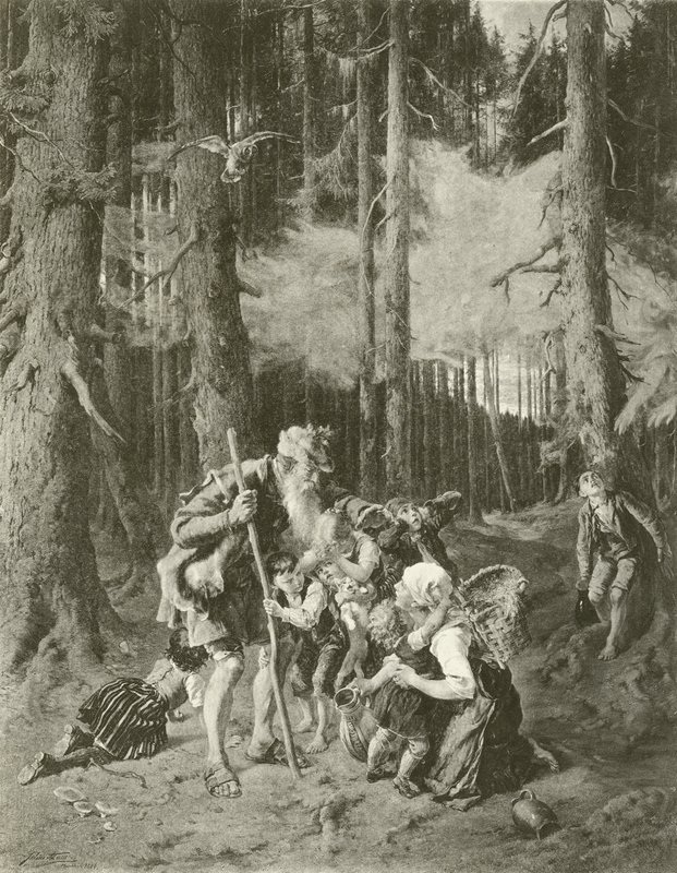 De trouwe Eckart (gravure) door Julius Adam