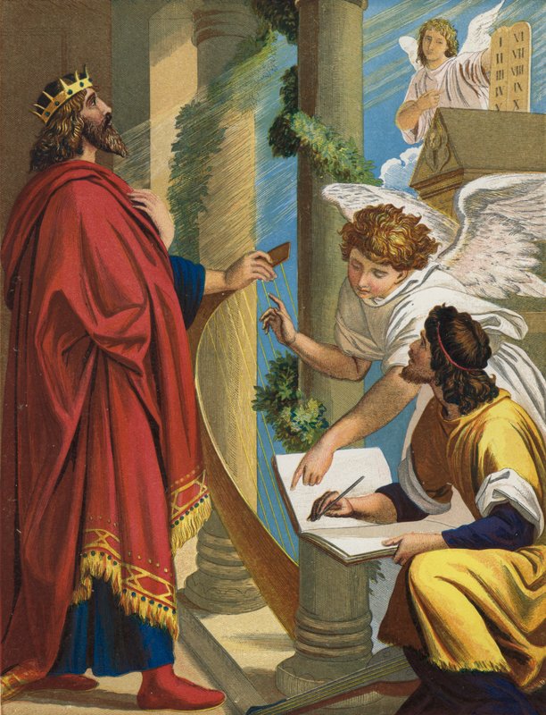Davids verzoek door Julius Schnorr von Carolsfeld