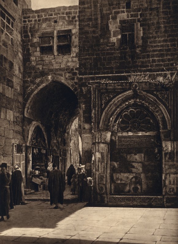 Jeruzalem, Fontein door Karl Grober