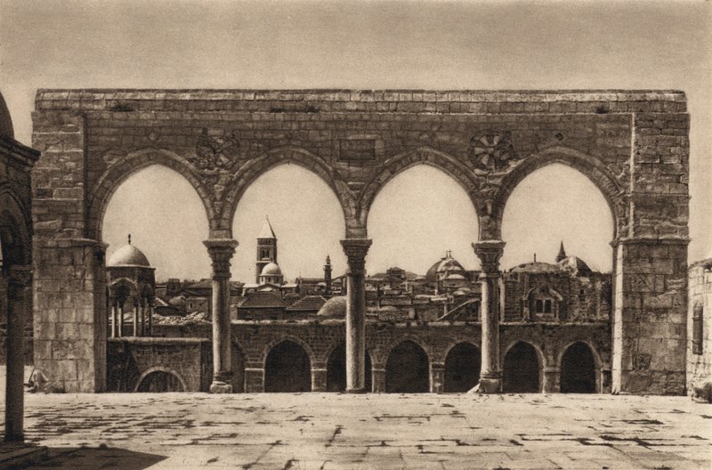 Jeruzalem, Tempelplaats door Karl Grober