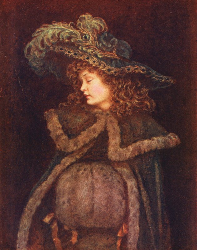 Het Pauwmeisje door Kate (after) Greenaway