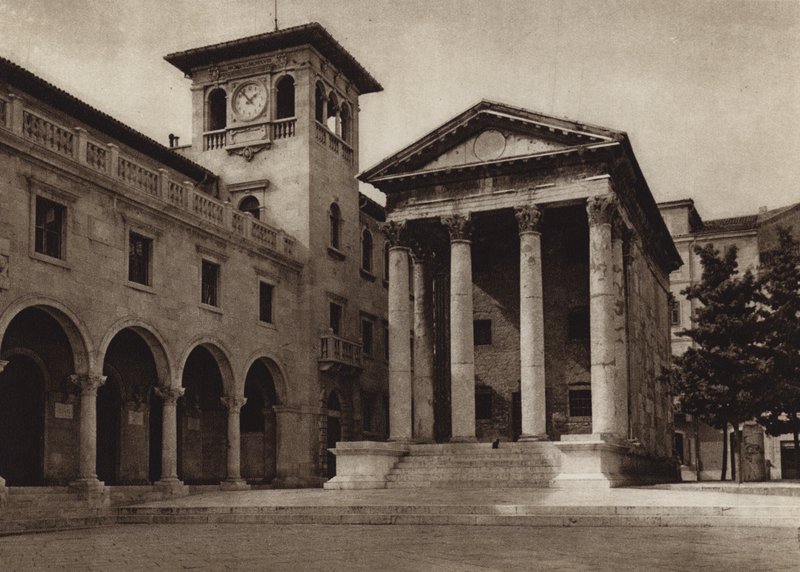Italië: Polo, Tempio Augusteo door Kurt Hielscher
