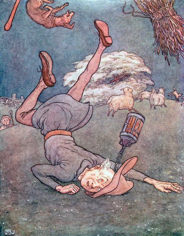 De man in de maan door Leonard Leslie Brooke