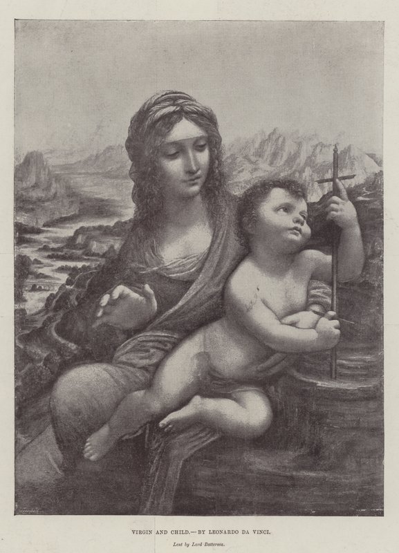 Maagd en Kind door Leonardo da Vinci