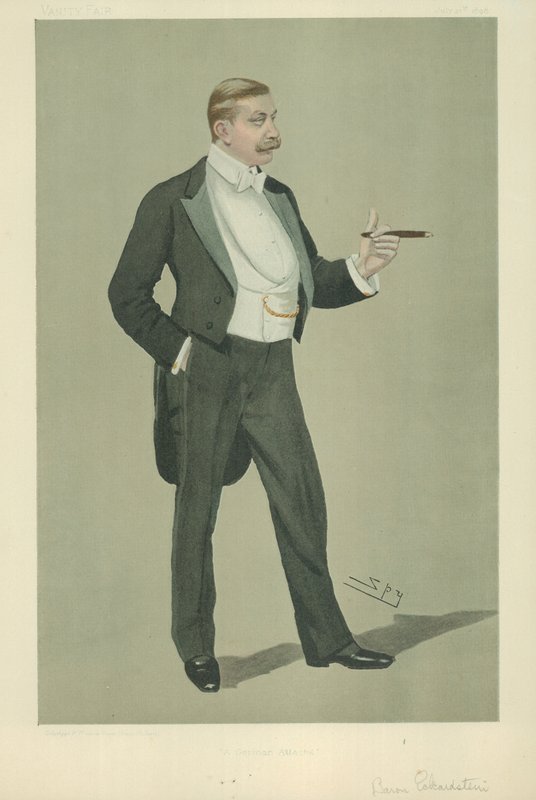Baron Hermann von Eckardstein door Leslie Matthew Ward