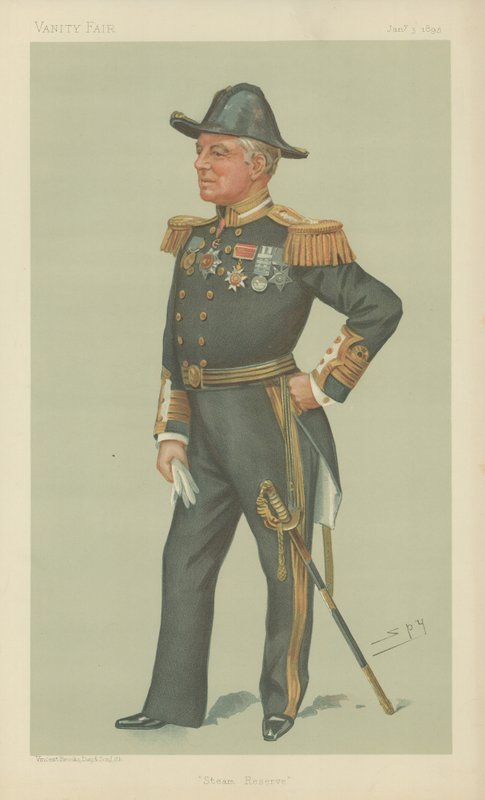 Kapitein Lord Charles Beresford door Leslie Matthew Ward