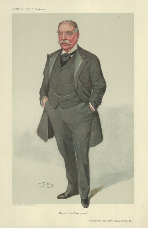 Generaal Sir Hugh Henry Gough door Leslie Matthew Ward