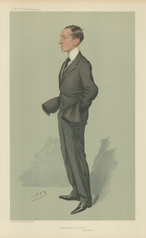 Guglielmo Marconi door Leslie Matthew Ward