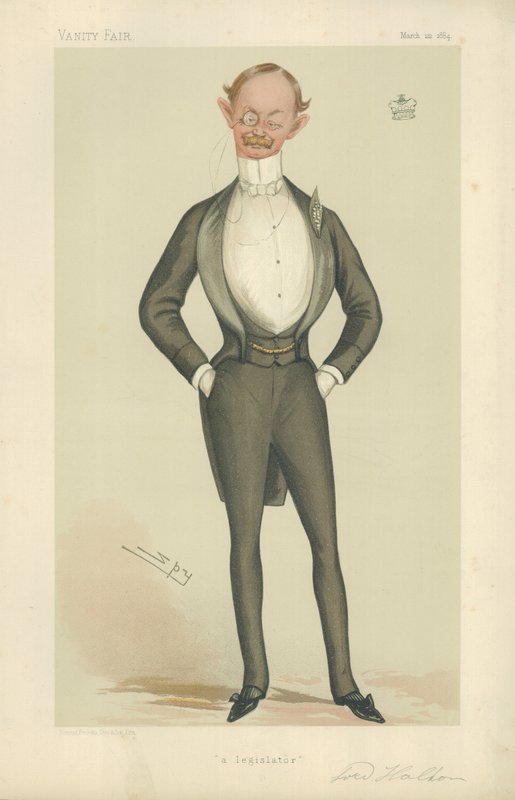 Lawrence Palk, Lord Haldon door Leslie Matthew Ward