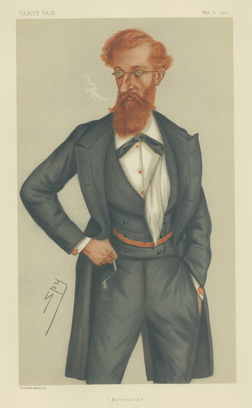Lord James Lindsay (kleur litho) door Leslie Matthew Ward