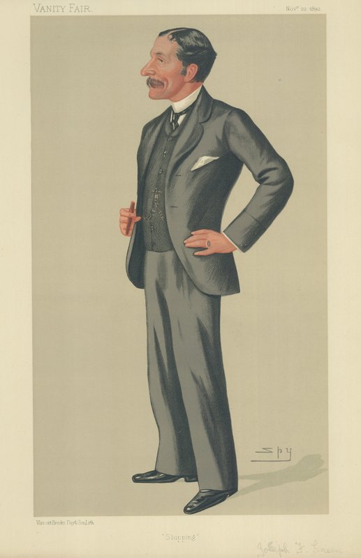 De heer Joseph Fletcher Green door Leslie Matthew Ward