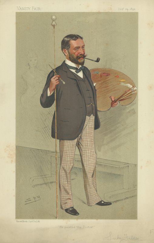 Mr. Luke Fildes door Leslie Matthew Ward