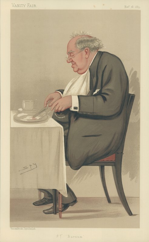 Mr P T Barnum door Leslie Matthew Ward