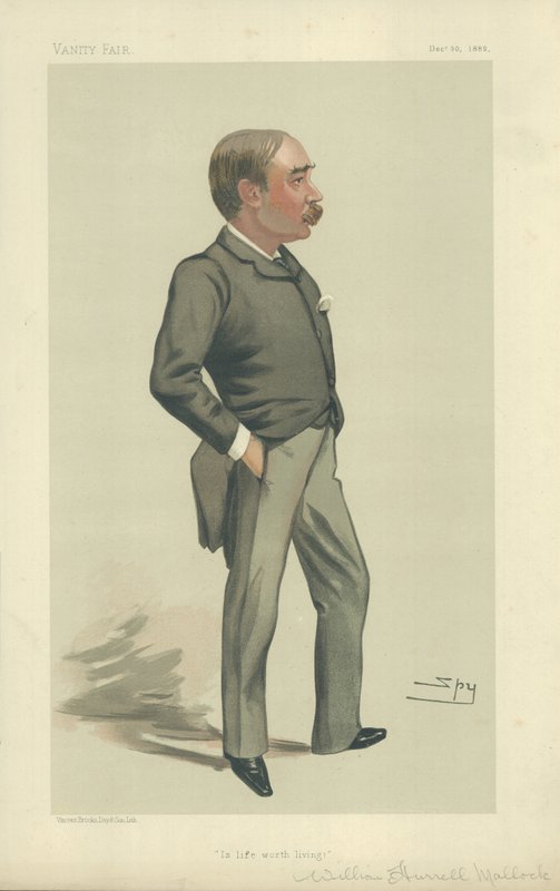 De Heer W H Mallock door Leslie Matthew Ward