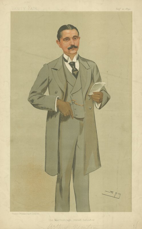 Sir Arthur John Edward Newton door Leslie Matthew Ward