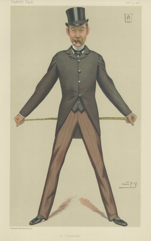 Sir B E Cunard door Leslie Matthew Ward