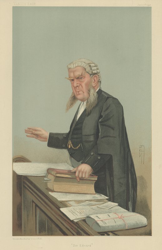 Sir Edward George Clarke door Leslie Matthew Ward