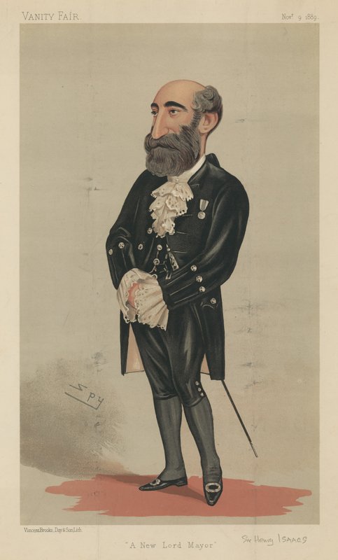 Sir Henry Aaron Isaacs door Leslie Matthew Ward