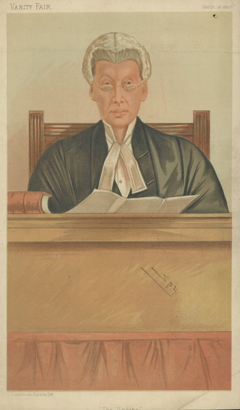 De Eerwaarde Sir J W Chitty door Leslie Matthew Ward