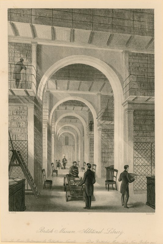 Brits Museum, Aanvullende Bibliotheek door Llewellyn Jewitt