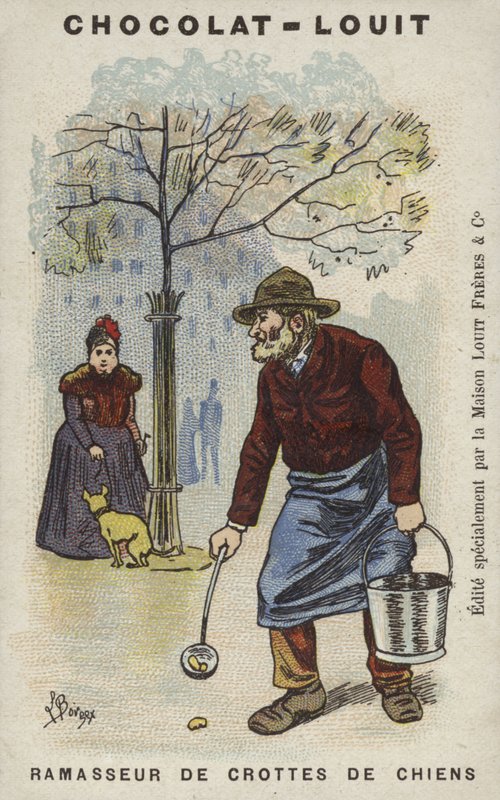 Ramasseur de Crottes de Chiens door Louis Borgex