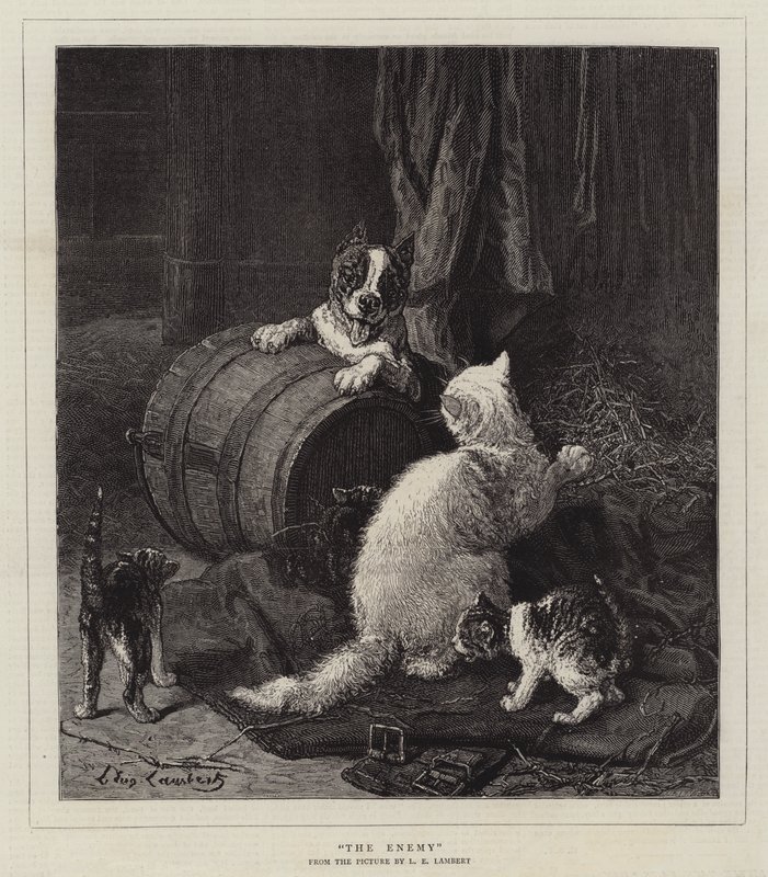 De Vijand door Louis Eugene Lambert