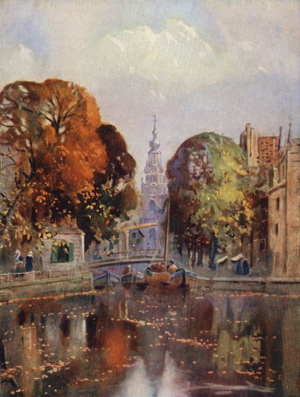Groneburgwal, Amsterdam door Louis Burleigh Bruhl