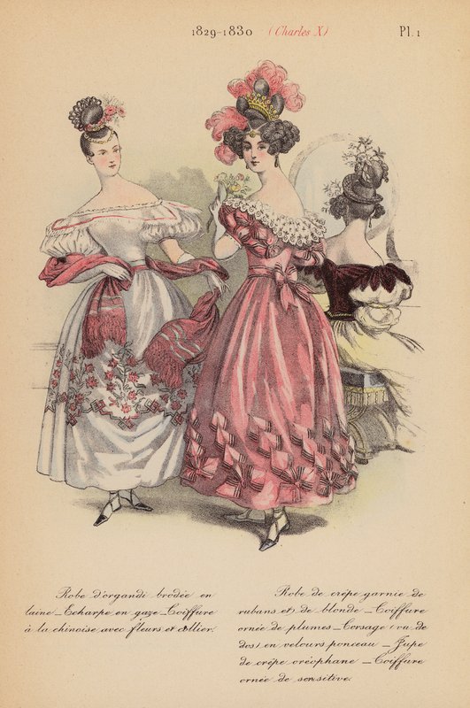 Franse mode: 1829-1830, Charles X door Louis Colas